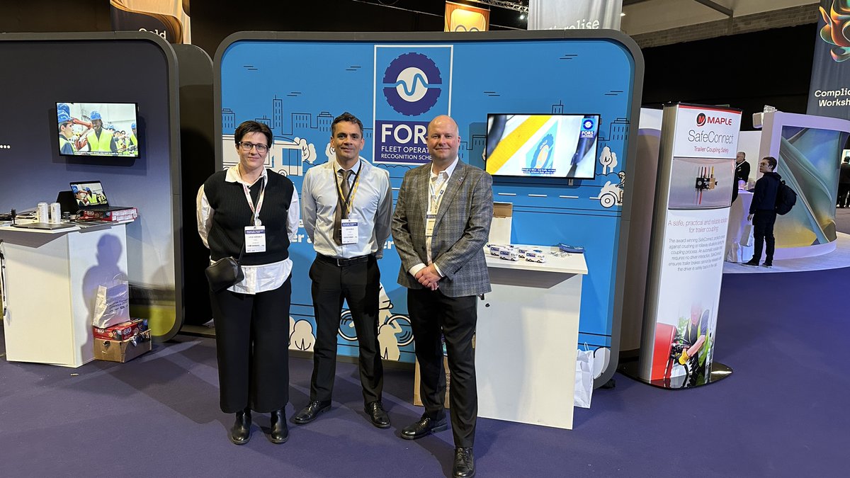 We're exhibiting! Catch up with the #FORS Team at @Microlise 2024 taking place today at #Coventry Building Society Arena. You can find FORS Director Geraint Davies, FORS Service Delivery Manager Livia Gergely and FORS Growth Manager Jon Noble at stand CX-8.