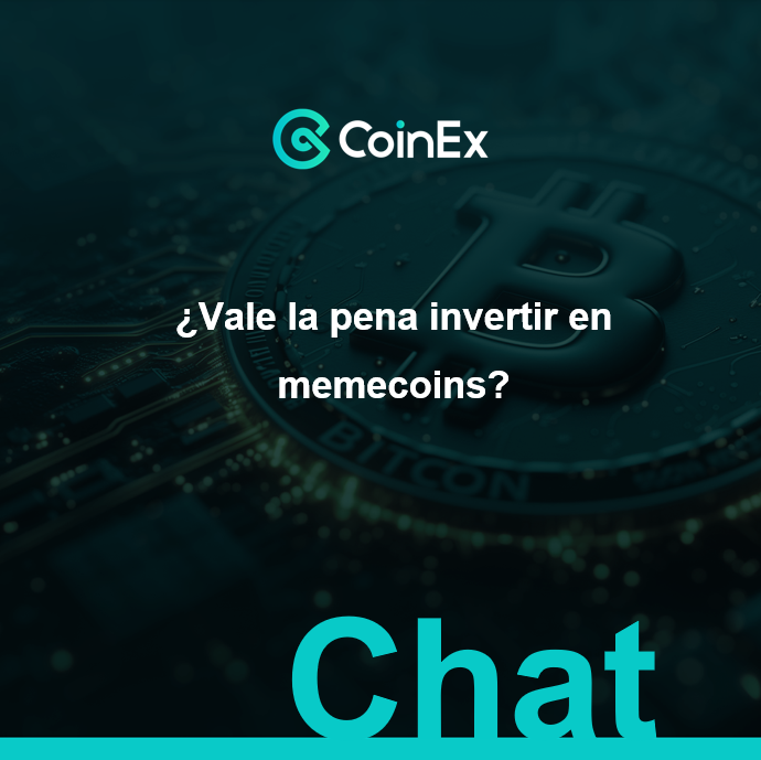 CoinExSpanish's tweet photo. 🗣️CoinEx Chat I ¿Vale la pena invertir en #memecoins? 🐶🐸😸
🎁1 ganador de 100 $CET https://t.co/YG24RaWhyx