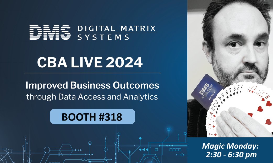 CBA LIVE is almost here, and booth 318 is the place to be on Magic Monday!  Join us between 2:30 - 6:30 pm for some fun magic. Connect with our team to discover the power of our data and analytics solutions.  See you next week!
#CBALIVE #CBALIVE2024 @ConsumerBankers