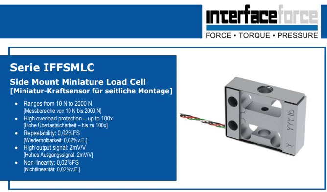 interfaceforce's tweet image. Die #Kraftaufnehmer Serie IFFSMLC wurde für die besondere seitliche Einbaulage entwickelt und ist Teil unserer IFF Serien die besonderen Wert auf maßgeschneiderte OEM Lösungen legt. interfaceforce.de/kraftaufnehmer…