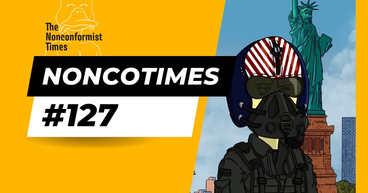 Noncotimes 127: Latest Updates

Cover: <a href="/NickNice100293/">Nicholas Niceforo</a> 

thenonconformisttimes.beehiiv.com/p/127-latest-u…