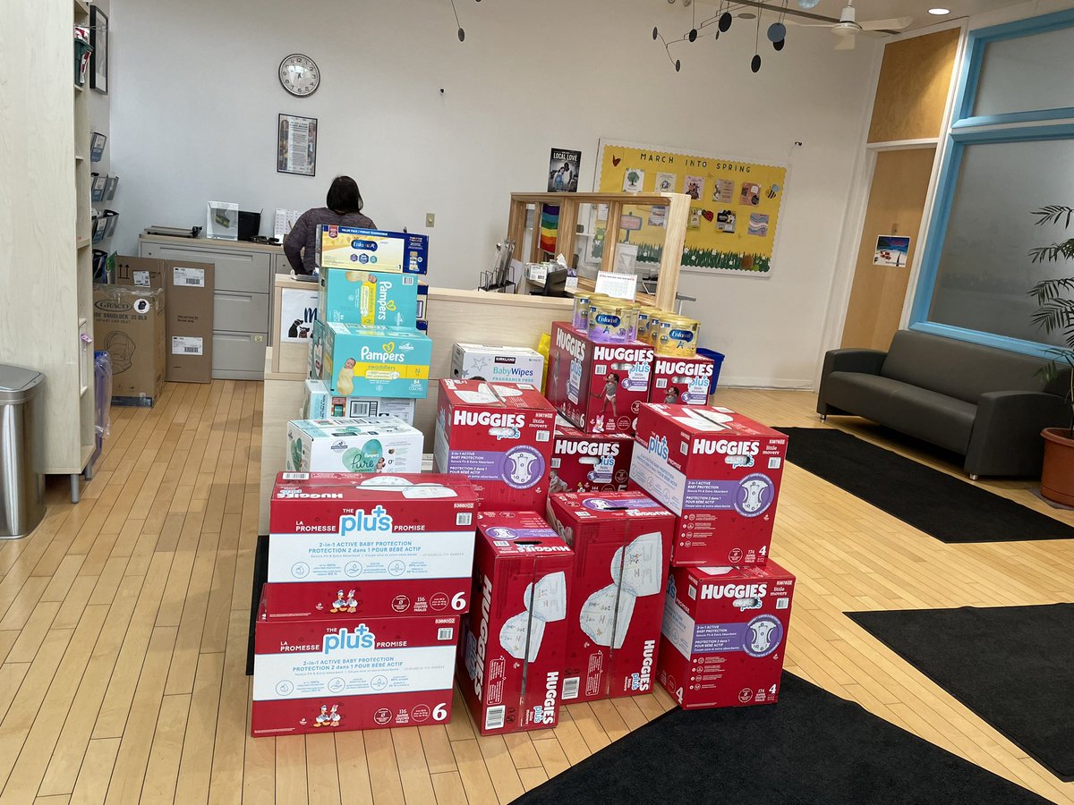 A huge thank you and shoutout to The Black Birth Project for this generation donation! We have had a major shortage of baby essentials, so this is beautiful 🥹 

theblackbirthproject.ca