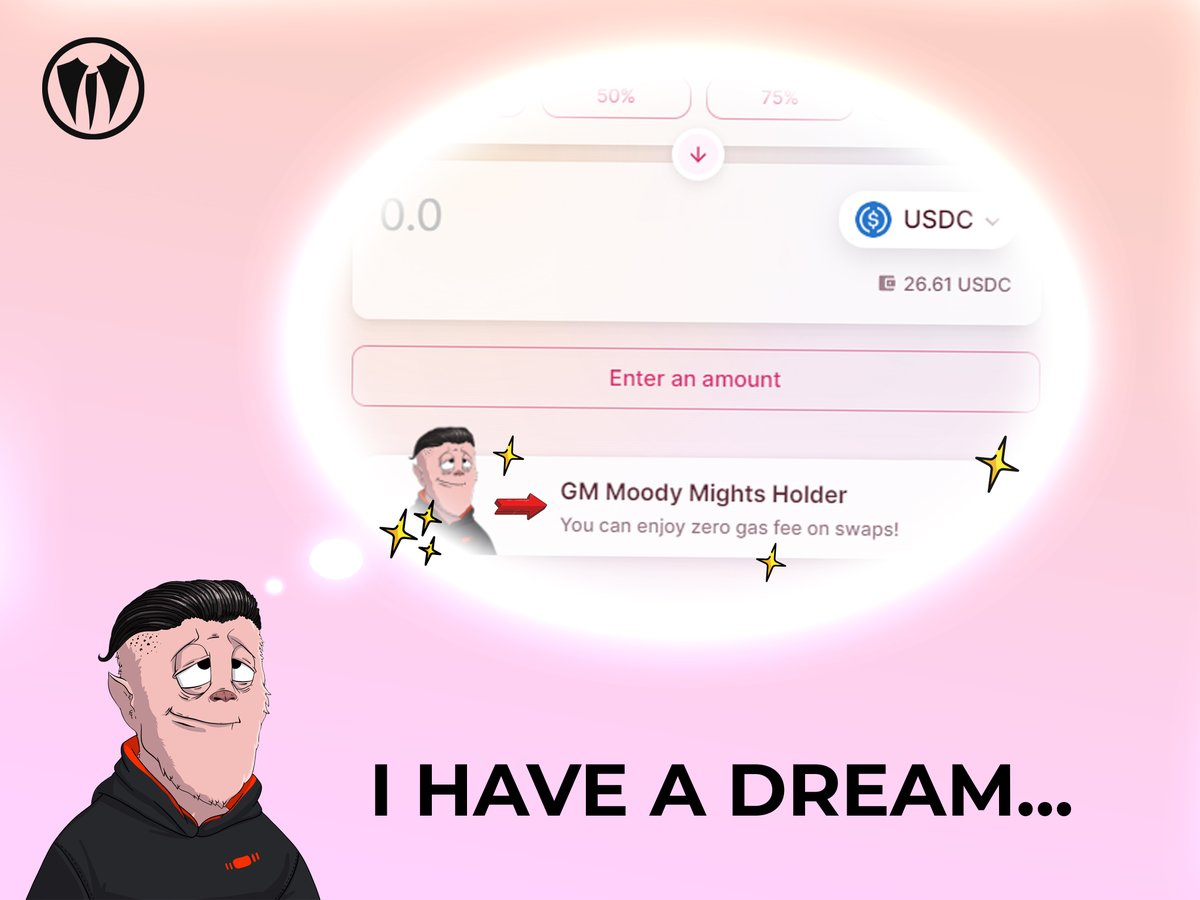 Let's make history!

For the first time, you can hold #NFT for GAS-FREE transactions! ✨

We are thrilled to partner with <a href="/CryptoMazeApp/">MAZE</a> and <a href="/txSync_io/">txSync</a> to present you the next generation experience 🚀

All <a href="/MoodyMights/">Moody Madness</a> holders can now enjoy zero gas fee on swaps on SyncSwap! 🔥