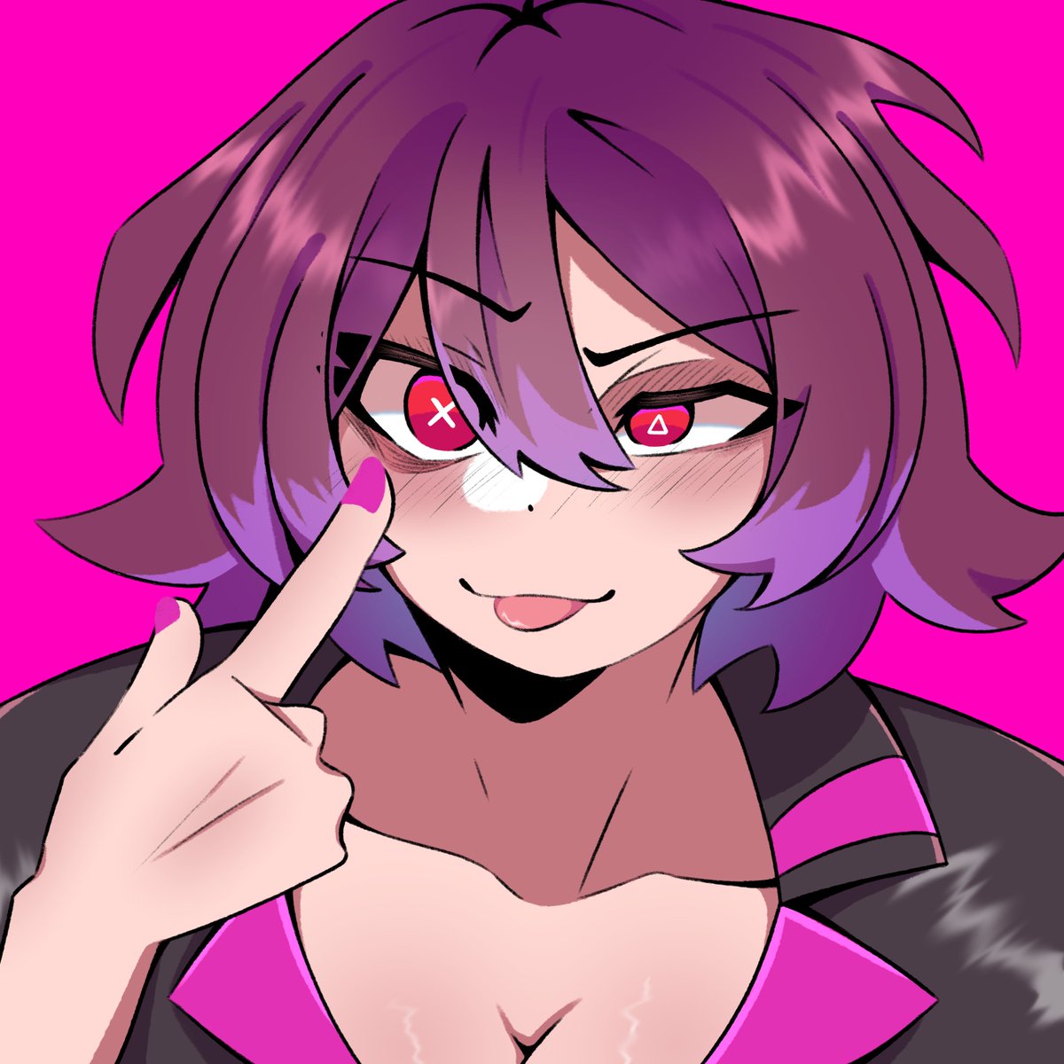 Ahora que saben mi apariencia.

Les enseño mi icon oficial hecho por @UnBacconFrito

Espero que les guste como quedo.

#VTuber #VTubers #VTuberDebut #Art