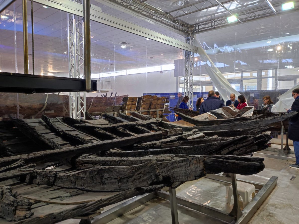 Restauri in progress al Museo delle Navi di Fiumicino