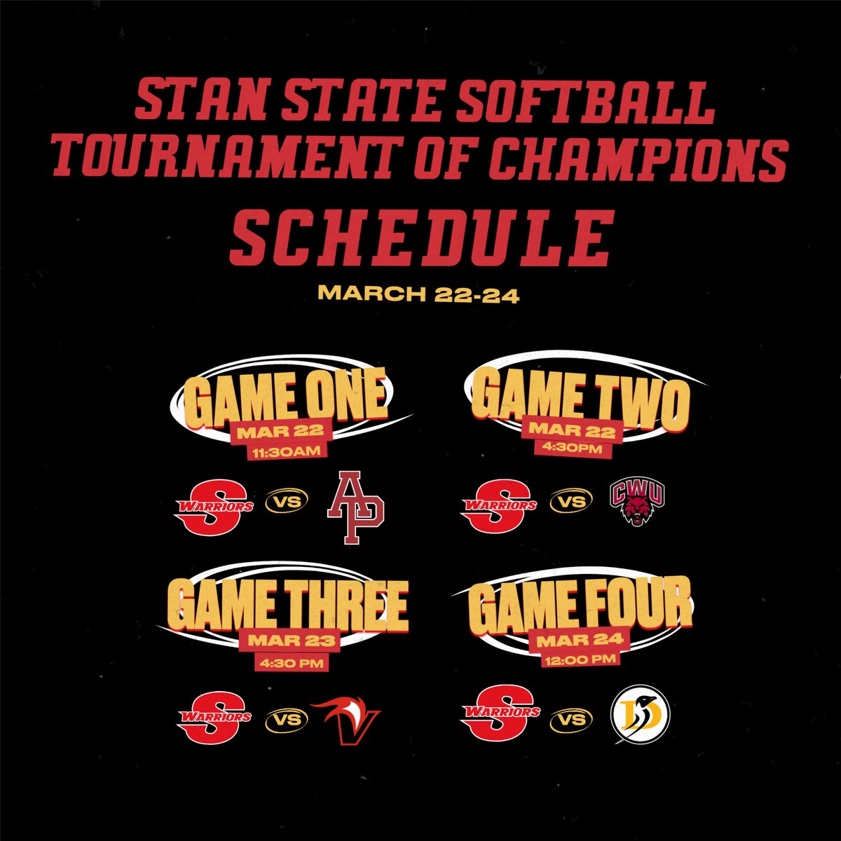 Stan State Athletics tweet media