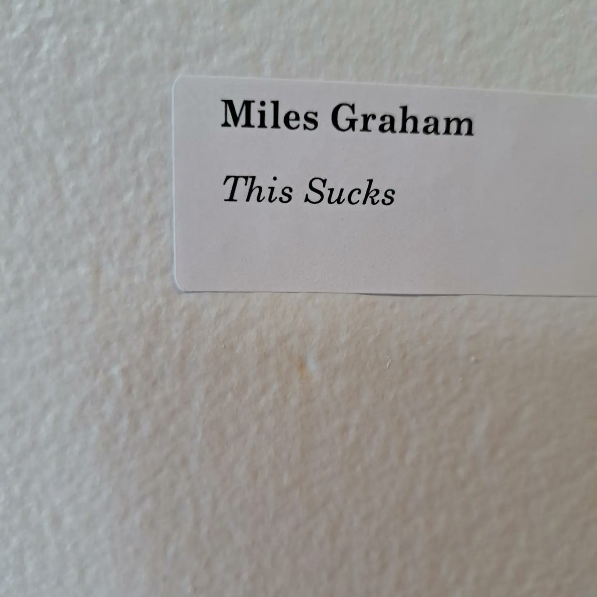 ElectaGraham's tweet photo. @artbymilesg is a super talented new artist. Last night was his first art exhibition. Can't wait to see what he does next. https://t.co/xp2o6891vu