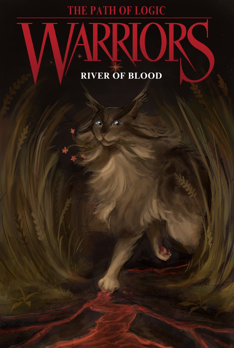 hayheadd's tweet image. thread of my pathocat (warrior cat pathologic au) images. first are covers with daniil (snakeheart) and artemy (bullheart)