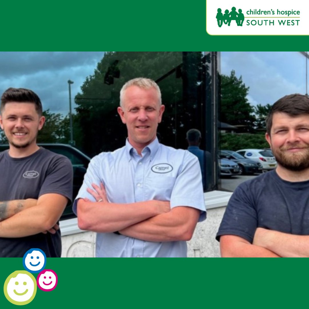 Giles, Mat and Sam from @CamelGlass are taking on a 4 day coast path challenge for #CHSW.🌊 They will complete 100 miles from #Barnstaple to #Wadebridge, all while carrying a PVC window frame🪟 Read more about their venture here👇 chsw.org.uk/news/camel-gla…