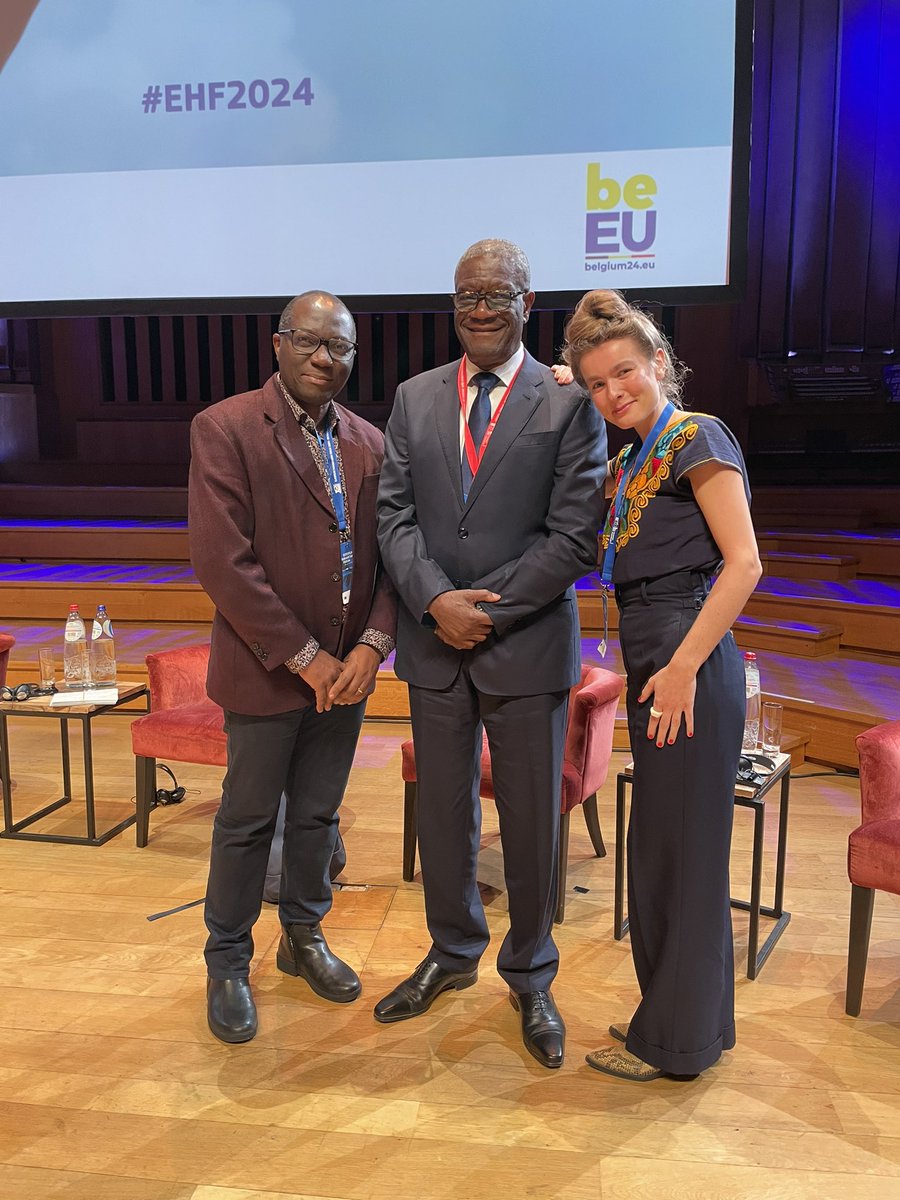 Very proud partner to @DenisMukwege @MukwegeFound and his tireless efforts for survivors of sexual violence in both DR Congo and Ukraine 🇨🇩🇺🇦 #EHF2024 @PanziUSA @Lakarmissionen @SwedeninUA @UKRinSWE @SwedeninDRCongo @MikaelLindvall