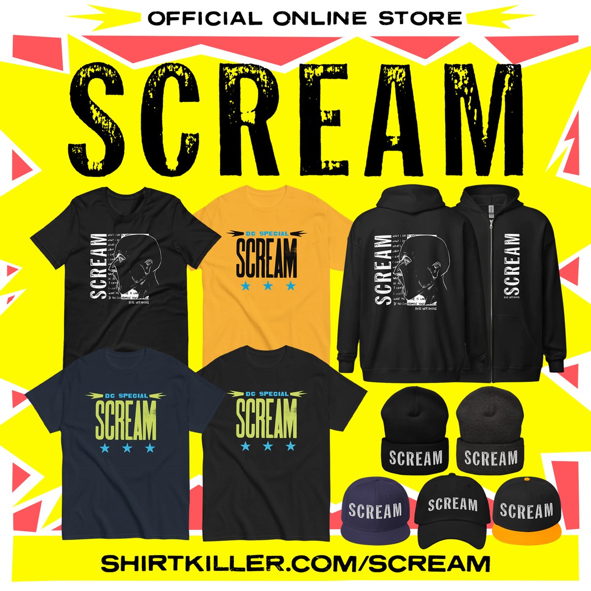 All you rockers!!! We teamed up with Shirt Killers
Please visit our official merch store link in bio 👉👉👉💥 shirtkiller.com/scream to get our stuff!!
