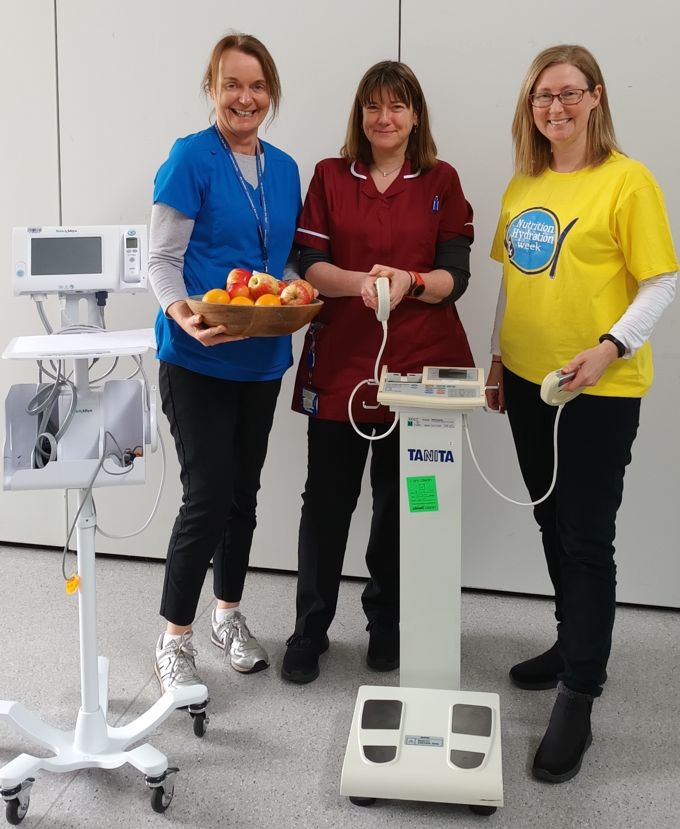 Over 65 staff attended our free staff health screening event on Tuesday, which focussed on nutrition related factors such as body analysis, muscle strength, blood pressure and blood glucose with Q&A sessions” @NHWeek #NHWeek @Aoifebr03228771 @jackietician @BariaBuffini1