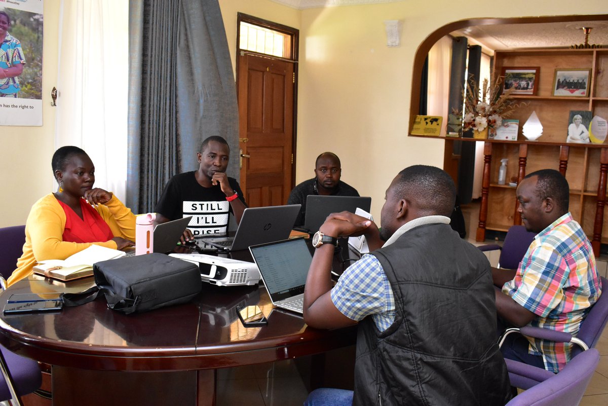We are pleased to host a delegation from @tendasasa, from the grants and monitoring evaluation and learning team to review the Kenya Electoral Conflicts and Civic Education Support Program (ECCES). They reviewed the progress and documented the project's results and outputs.
