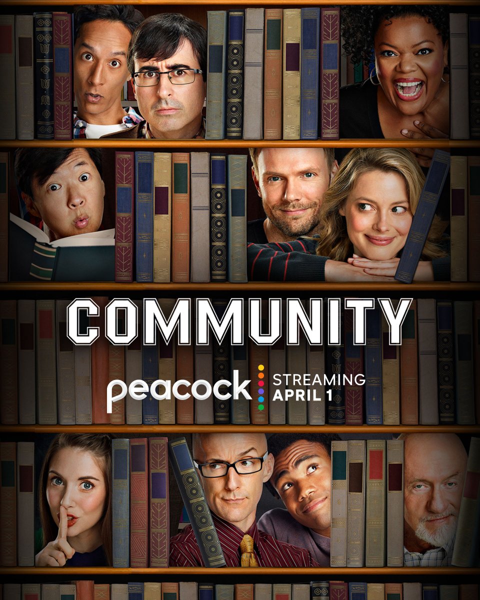 Attention all Human Beings, it's time to get back to class 🤓 #Community arrives April 1 on Peacock.