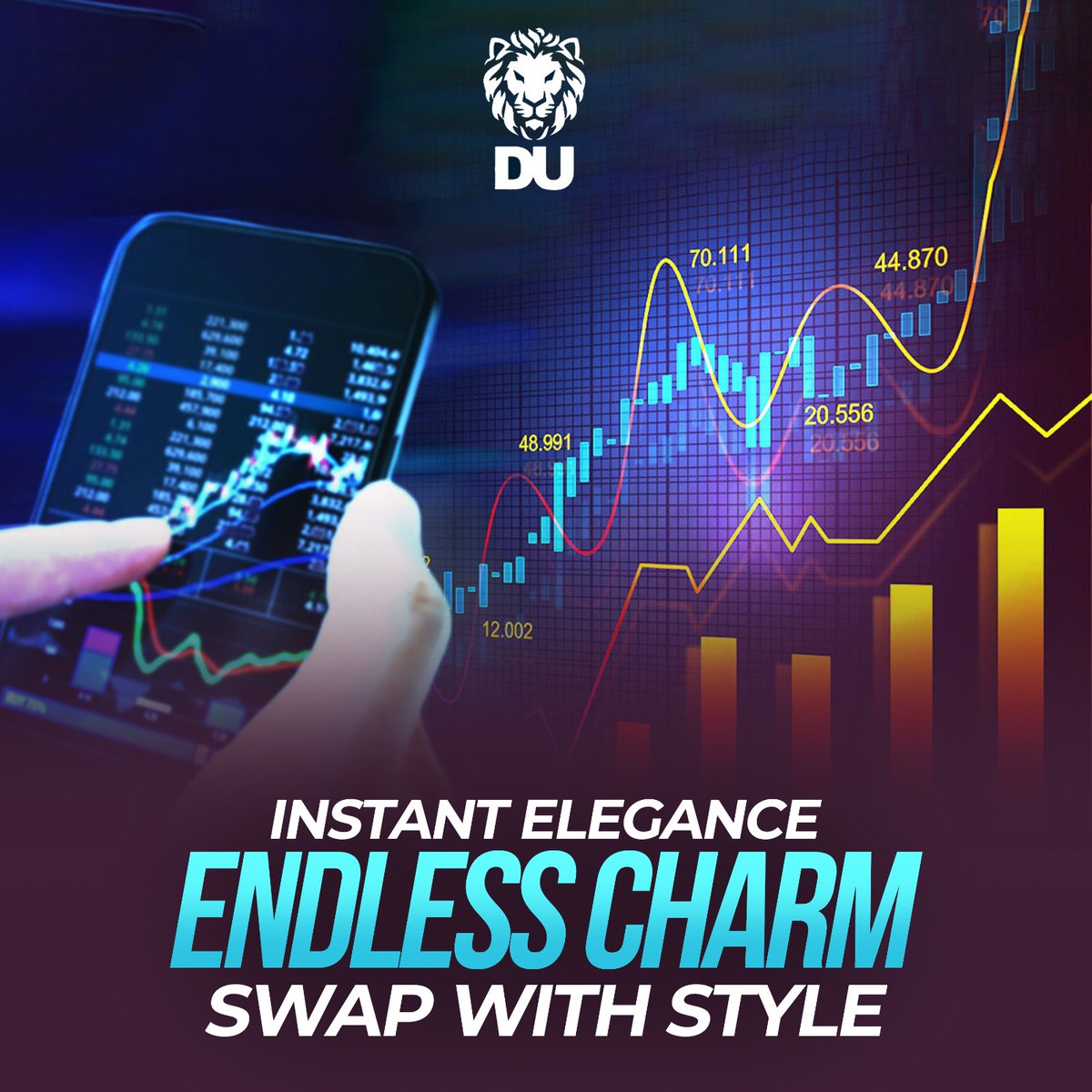 DuCoinnetwork's tweet photo. Instant elegance, endless charm - swap with style using DU Token! 💫 Dive into a world of seamless trading and elevate your crypto experience to new heights. ✨ 

#DUtoken #CryptoSwap #Elegance #Charm #Empowerment #FinancialFreedom #SwapBetter #swapping #staketoelevate #stakeearn https://t.co/kYpWwKRfOP
