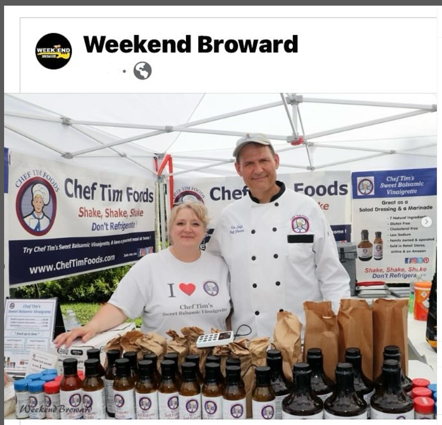 ChefTimFoods's tweet photo. Thanks @weekendbroward for stopping by to see us at the Coral Springs Festival of the Arts!!
Looking forward to coming back next year!!  📷📷📷
“Shake, Shake, Shake. Don't Refrigerate.” https://t.co/ol3MHUgaXQ
