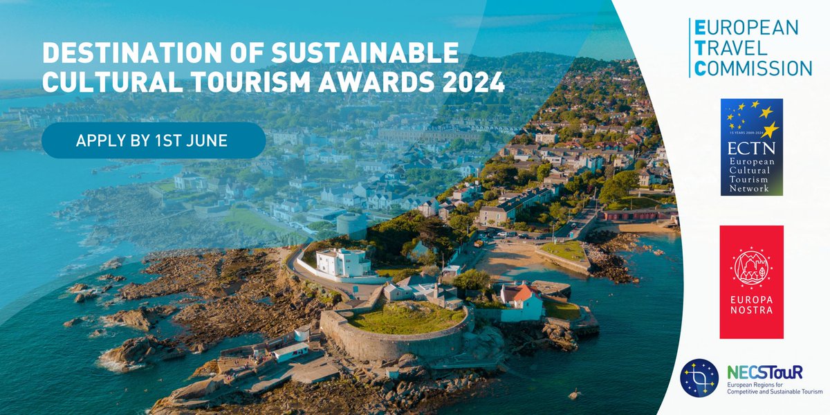 🏆 Want to be called #CulturalDestination2024? This year, we are celebrating the best European projects and initiatives for #smart and #sustainable tourism #destinations. Discover more and apply now 👉 bit.ly/48WiqZ7