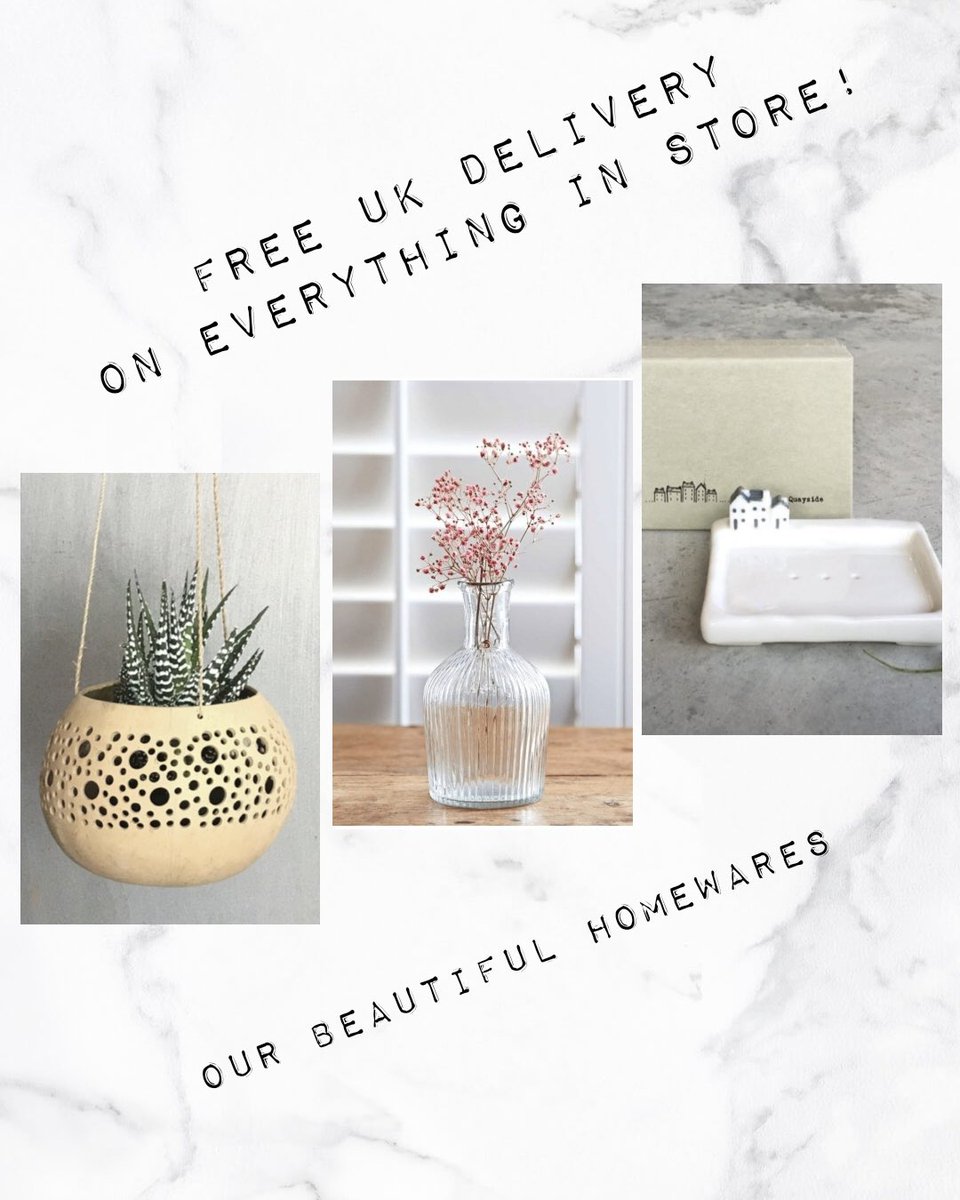 Use code FREEDELIVERYOFFER at checkout for free UK delivery on everything across our store: thegeographer.uk Everything is #ethicallysourced &amp; we use #plasticfree #sustainable packaging. Choose from #homewares, #jewellery, #giftboxes, #zerowaste products &amp; more.