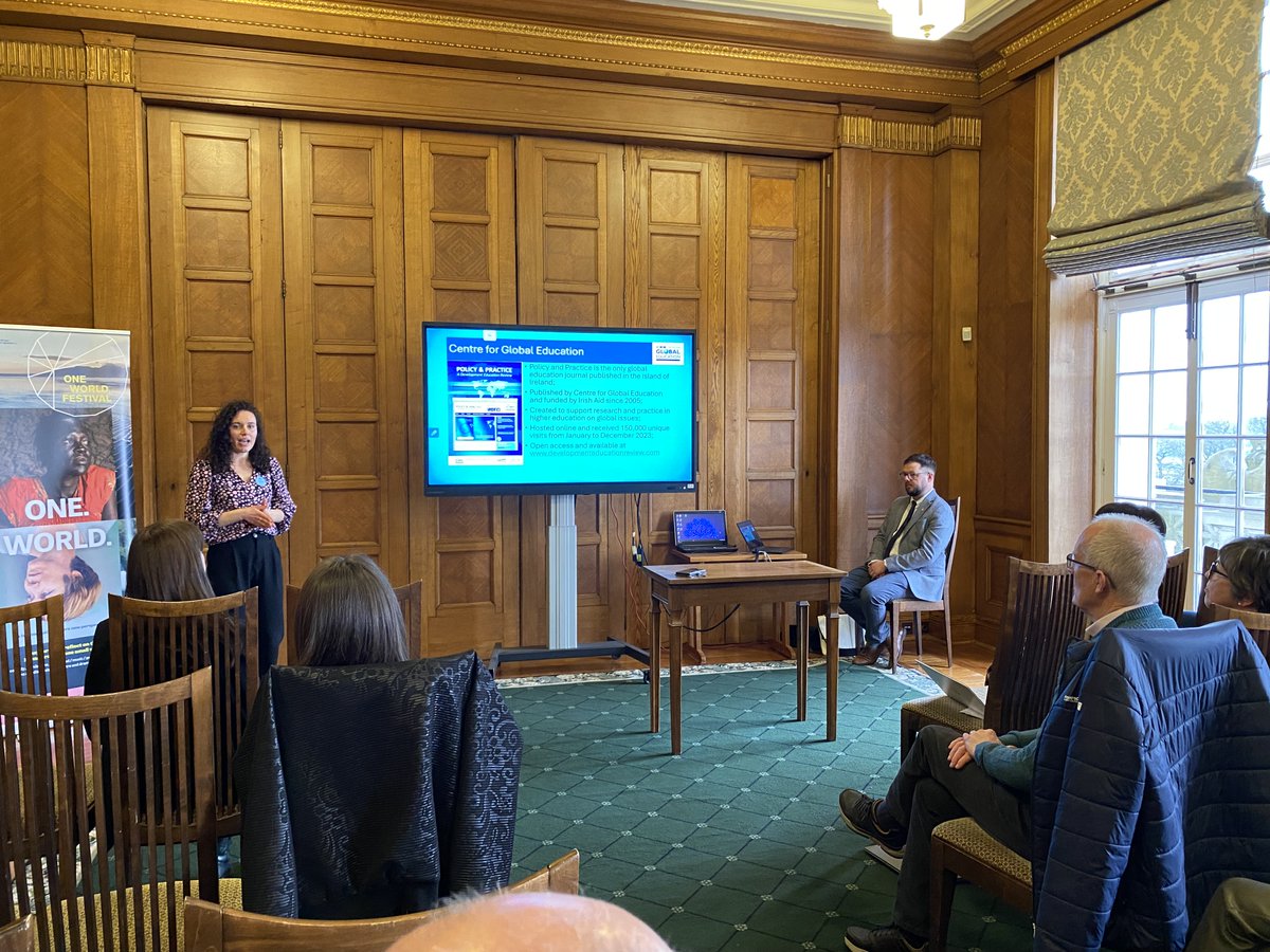 The <a href="/CGEbelfast/">Centre for Global Ed</a> shares about their Policy and Practice research and reports journal being published next month 

@CADA_NI <a href="/Education_NI/">Education NI</a>