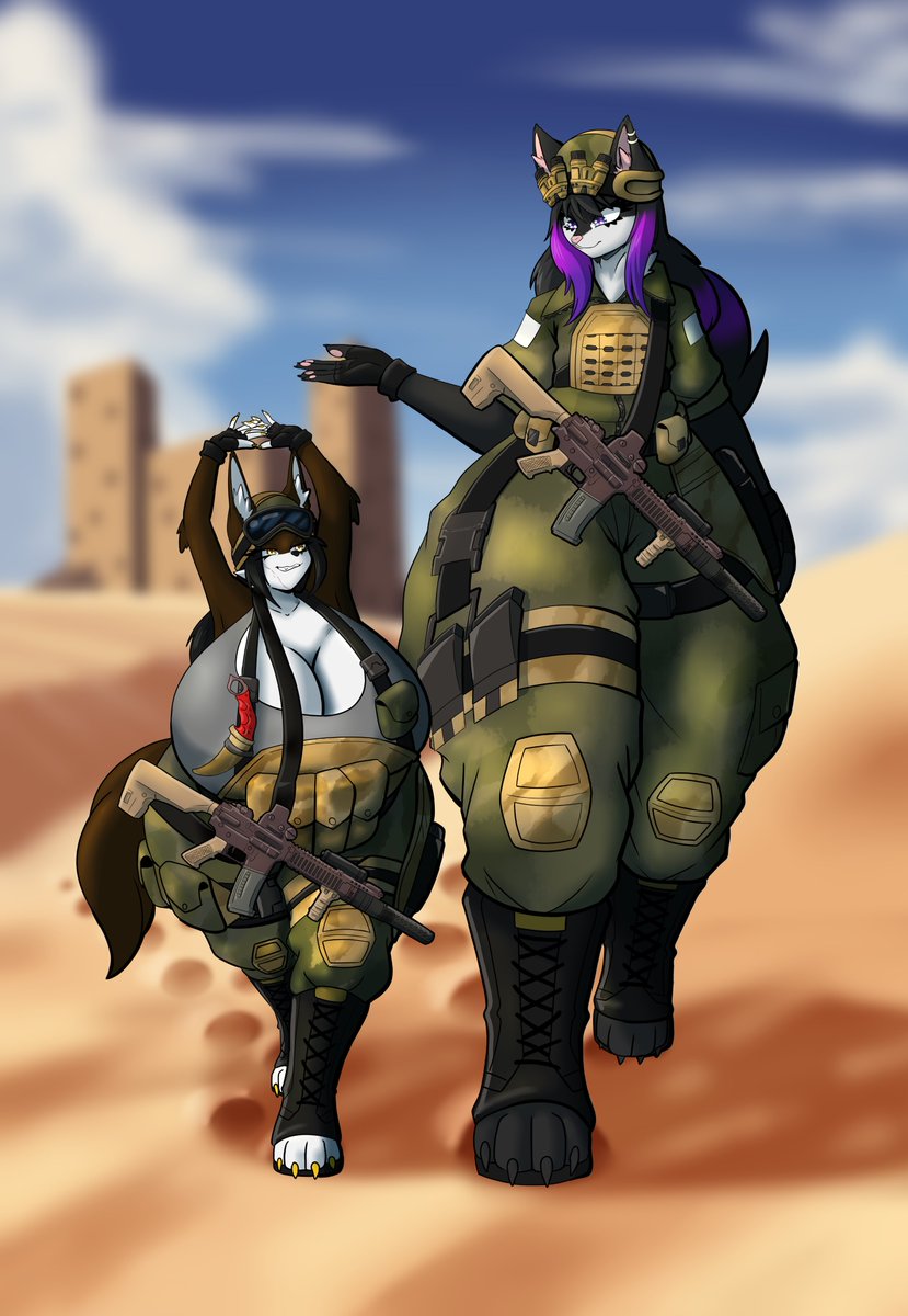 Prepared for the mission?
Commission for cyn and @Wolf_Mom1
Thanks for your support! 🥰