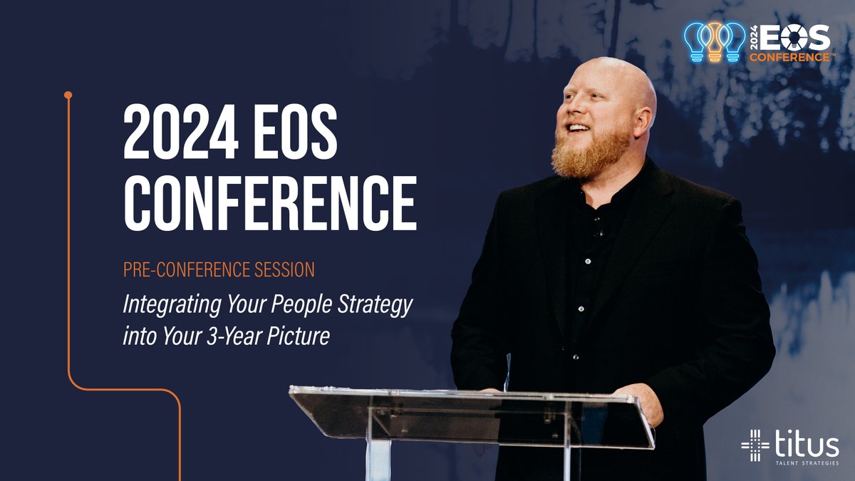 TitusTalent's tweet image. We&apos;re thrilled to announce that our CEO &amp;amp; Visionary, Jonathan D. Reynolds, will be speaking at this year&apos;s @EOSWorldwide Conference™! 

🗓 Date: Wednesday, April 10th 
⏰ Time: 2:00-3:15 PM 
📍 Location: Harbor Room E

titustalent.com/talent-strateg…
#TitusTalent #EOSConference