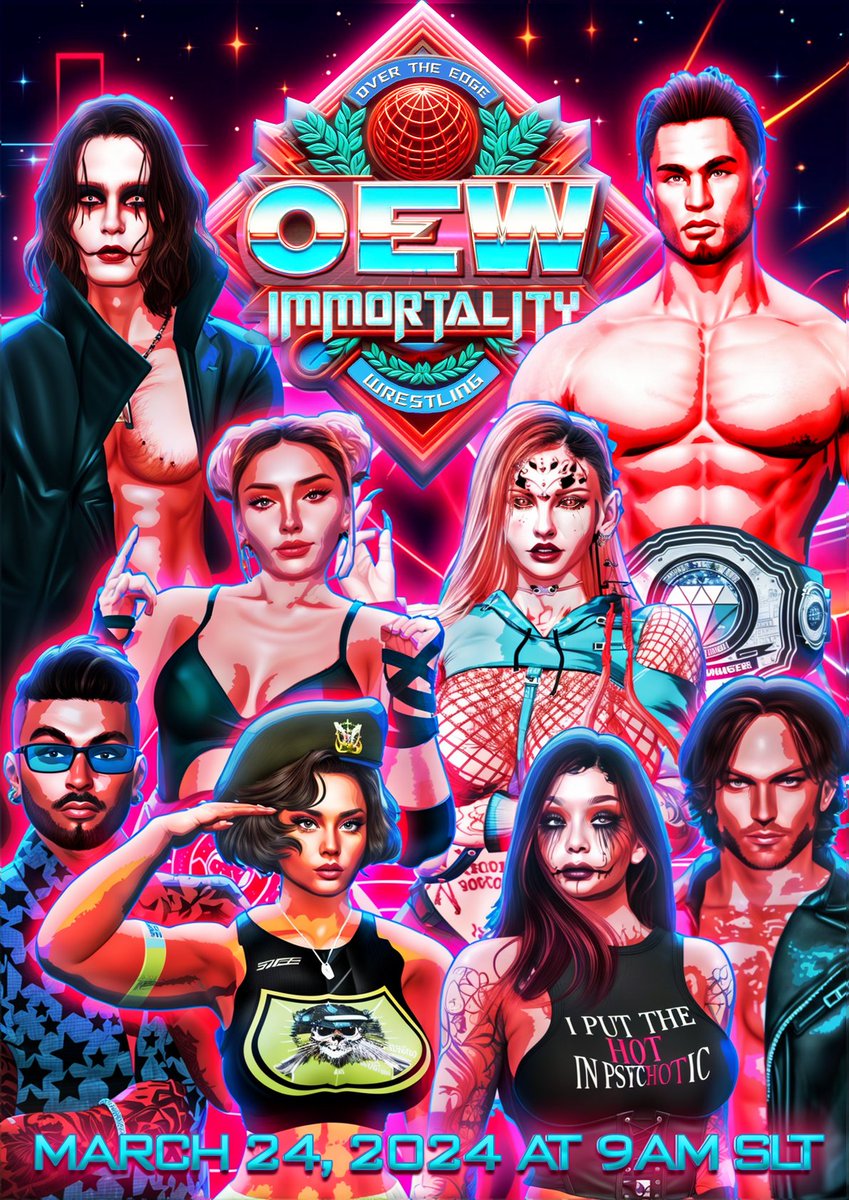 OEW Wrestling - Over the Edge Wrestling (@wrestlingoew) on Twitter photo Ladies and Gentlemen its that time again! OEW Immortality is coming this Sunday March 24th at a special start time of 9AM SLT. With special guest host 16 time world champion <a href="/DavidHawk_Actor/">DavidHawk Actor</a> ! Ladies and Gentlemen its that time again! OEW Immortality is coming this Sunday March 24th at a special start time of 9AM SLT. With special guest host 16 time world champion <a href="/DavidHawk_Actor/">DavidHawk Actor</a> !