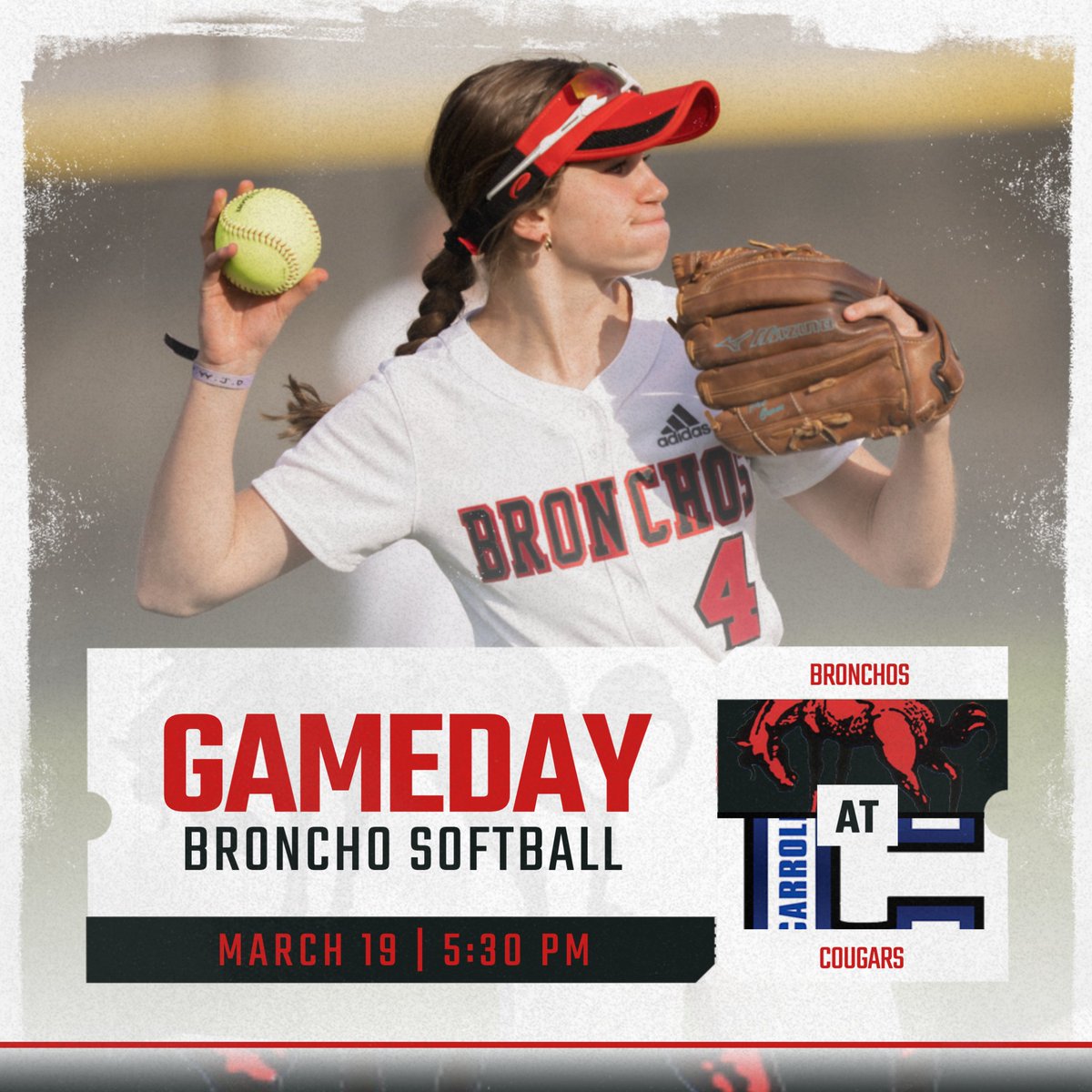 Bronchos travel to Carroll tonight for the season opener. Lets go!