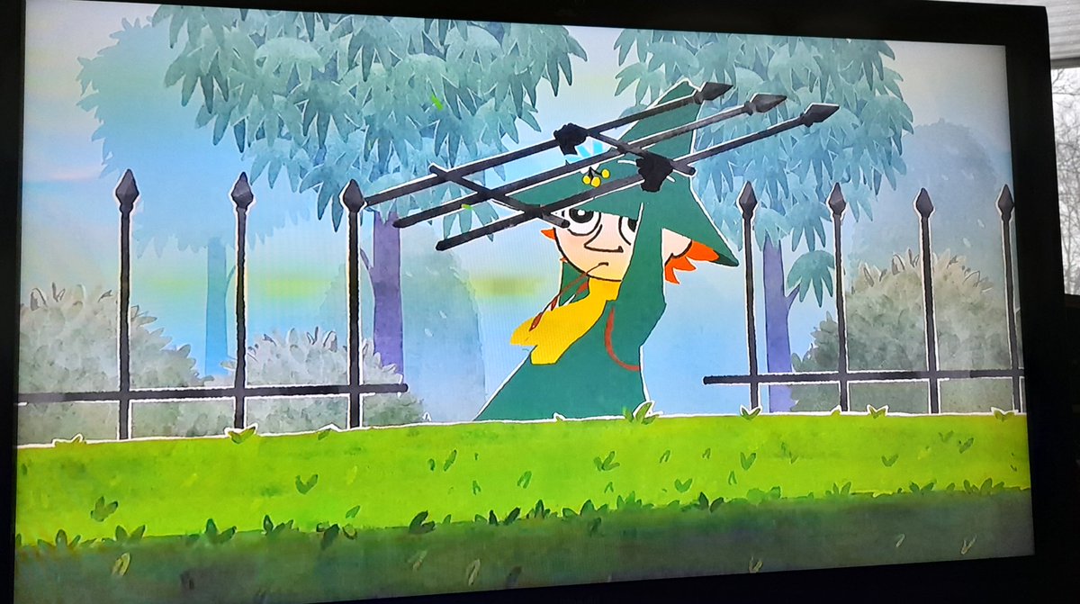 Voi juku mikä vapaapäivä! #ennallistaminen #ekofasismi #nuuskamuikkunen #snufkin #muumit