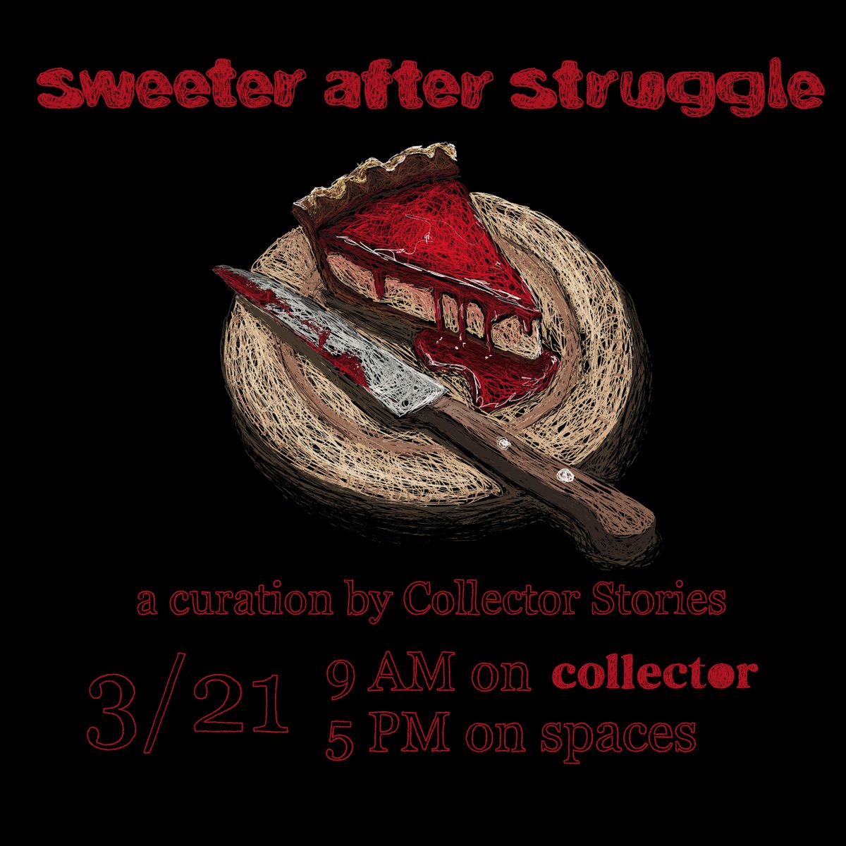 subisubi09's tweet photo. Announcing 4 of 9 participating artists in our curation Sweeter After Struggle, releasing on @collector_sh on Thursday (3/21) at 9 AM EST

(0/5) https://t.co/cQb0GRwc5o