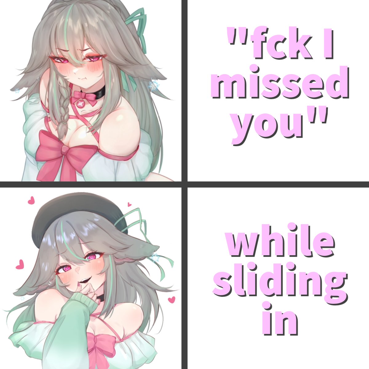 Shuvi_Kaizuka's tweet photo. Even if its only been a day hehe
#relationshipmeme #susmeme #lewdtuber https://t.co/wizw5MAQCs