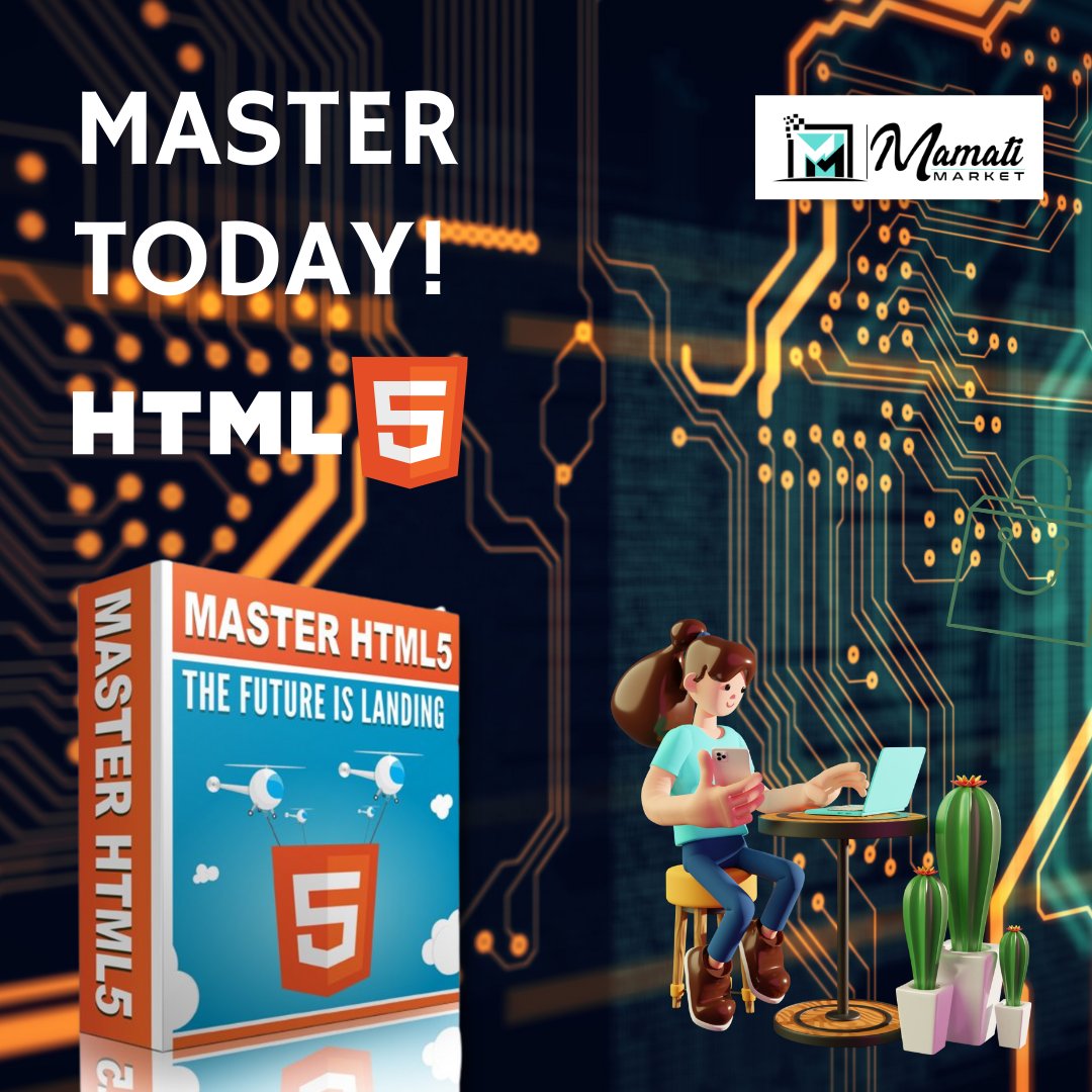 Get started on your learning journey right away!

Get the HTML5 Masterclass here: mamatimarket.com/5-master-html5…

#mamatimarket #webshop #ecommerce #buyonline #sellonline #wfh #workfromhome #digitalgoods #shopnow
