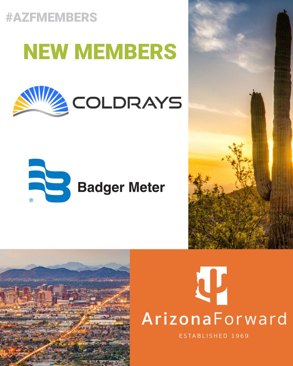 Join us in warmly welcoming Arizona Forward's newest members! 🎉🌵 We're excited to have them on board as we work towards a sustainable future.