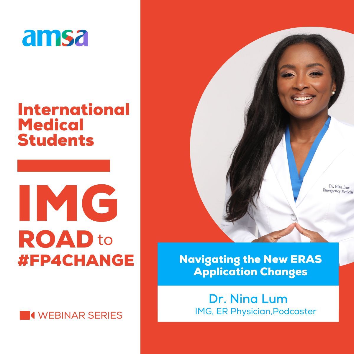 Calling international med students! We’ve got a webinar series just for you — join us on March 21 for the session: Navigating the New ERAS Application Changes. This session will be led by Dr. Nina Lum: IMG, ER Physician and podcaster. Free to attend —buff.ly/4cimuWp