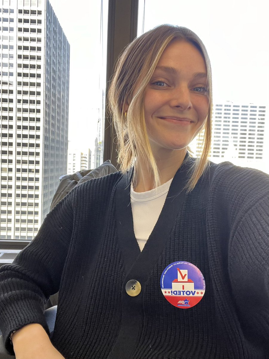 I VOTED for @SEIULocal1 endorsed candidates! ✅ @ClaytonforCook ✅ @m_spyropoulos ✅ @CommishH2O ✅ @mspreciousdavis Get to the ballot box today, Chicago! 🗳️ #ElectionDay