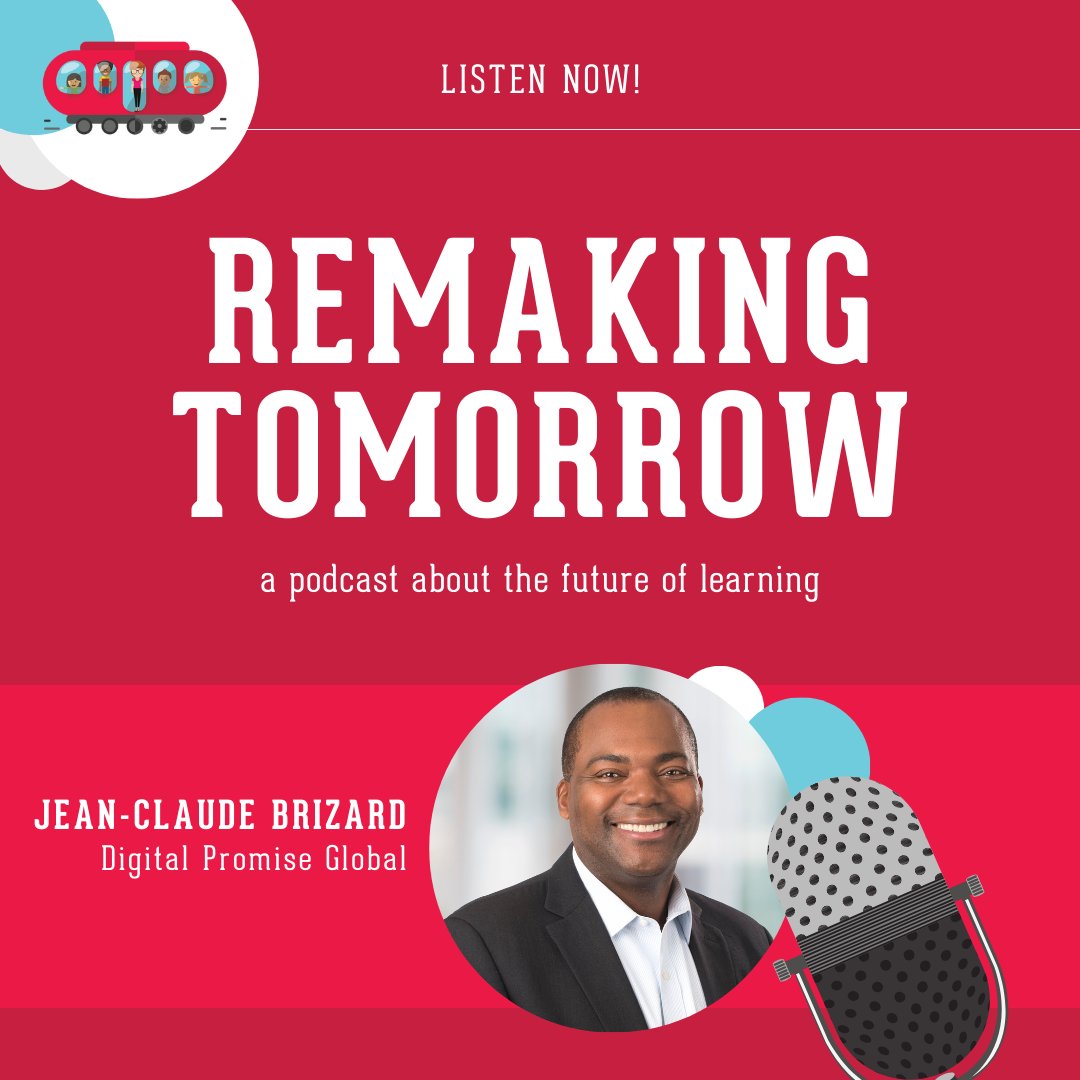 🆕 can't-miss #podcast featuring @BrizardJC! CEO of @DigitalPromise (formerly with @gatesfoundation @ChiPubSchools @RCSDNYS @NYCSchools). #DPLIS 🎧 now: bit.ly/3TibqzU @BroadFoundation @PaharaInstitute @DPLeague @RemakeDays @remakelearning @slbradio @When_You_Wonder