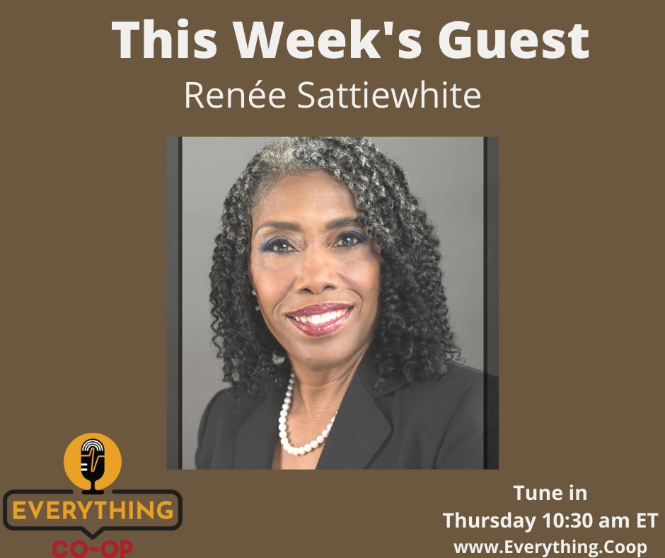 Our guest this week is Renée Sattiewhite, President of @AACUC1. Renee & Vernon will be discussing the role AACUC plays in creating bridges between community-based organizations and consumer-focused initiatives designed to close the extensive racial wealth gap #WomensHistoryMonth