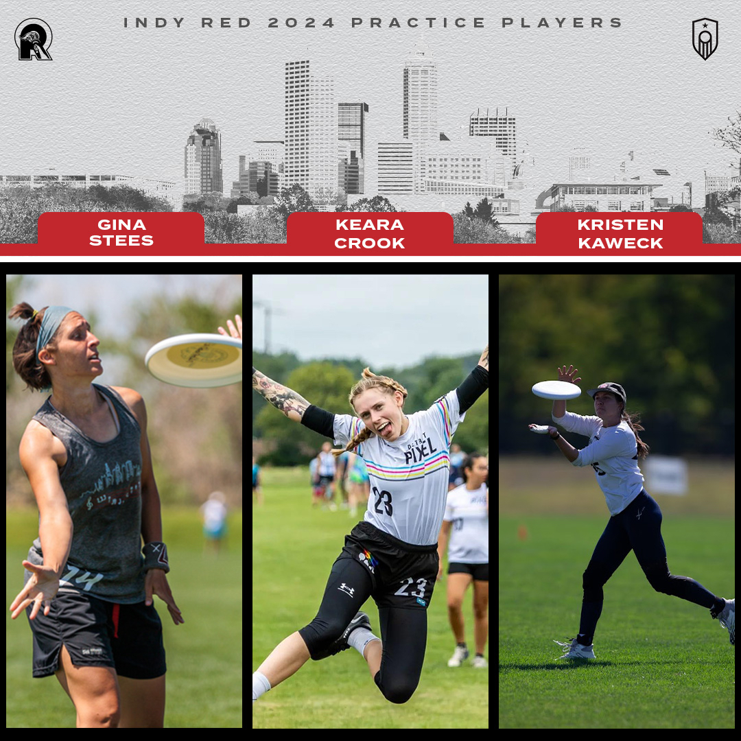 IndyRedUltimate's tweet photo. 🚨Red Alert🚨 

Another day, another round of introducing wicked talented players 👀

🕹️Introducing more practice players for Indy Red in 2024:

🔥Gina Stees🔥

🔥Keara Crook🔥

🔥Kristen Kaweck🔥

❤️ Welcome to Red ❤️ 

@premierultimateleague

#GetReddy #LightTheFire #PUL2024 https://t.co/5CP5onLIjb