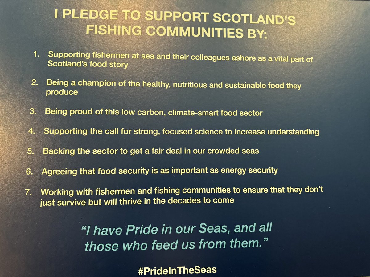 Calling all MSPs. Have you signed yet? #PrideInTheSeas If not, why not?