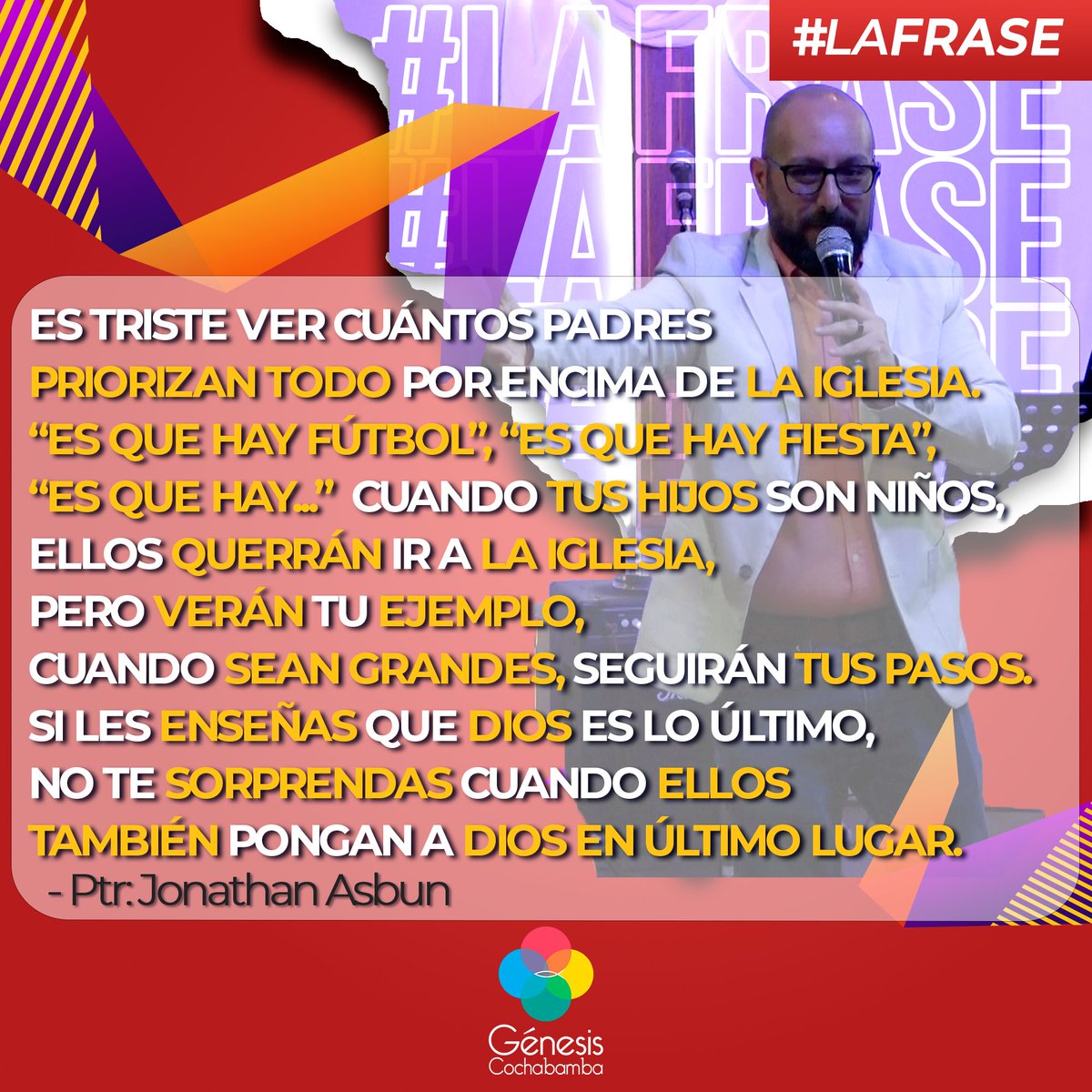 GenesisCocha's tweet photo. #Iglesia #EspírituSanto #IglesiaGénesis #Promesas #Dios #Jesús #Vidaeterna #genesiscochabamba #DiosesDios #FuturasGeneraciones #Adoración #Alabanza #Redención #arrepentimiento #Nuevavida #lagrancomisión #HogarEspiritual https://t.co/Y9TJ247FJU