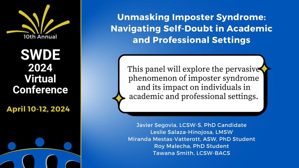 Social Work Distance Education Conference tweet media