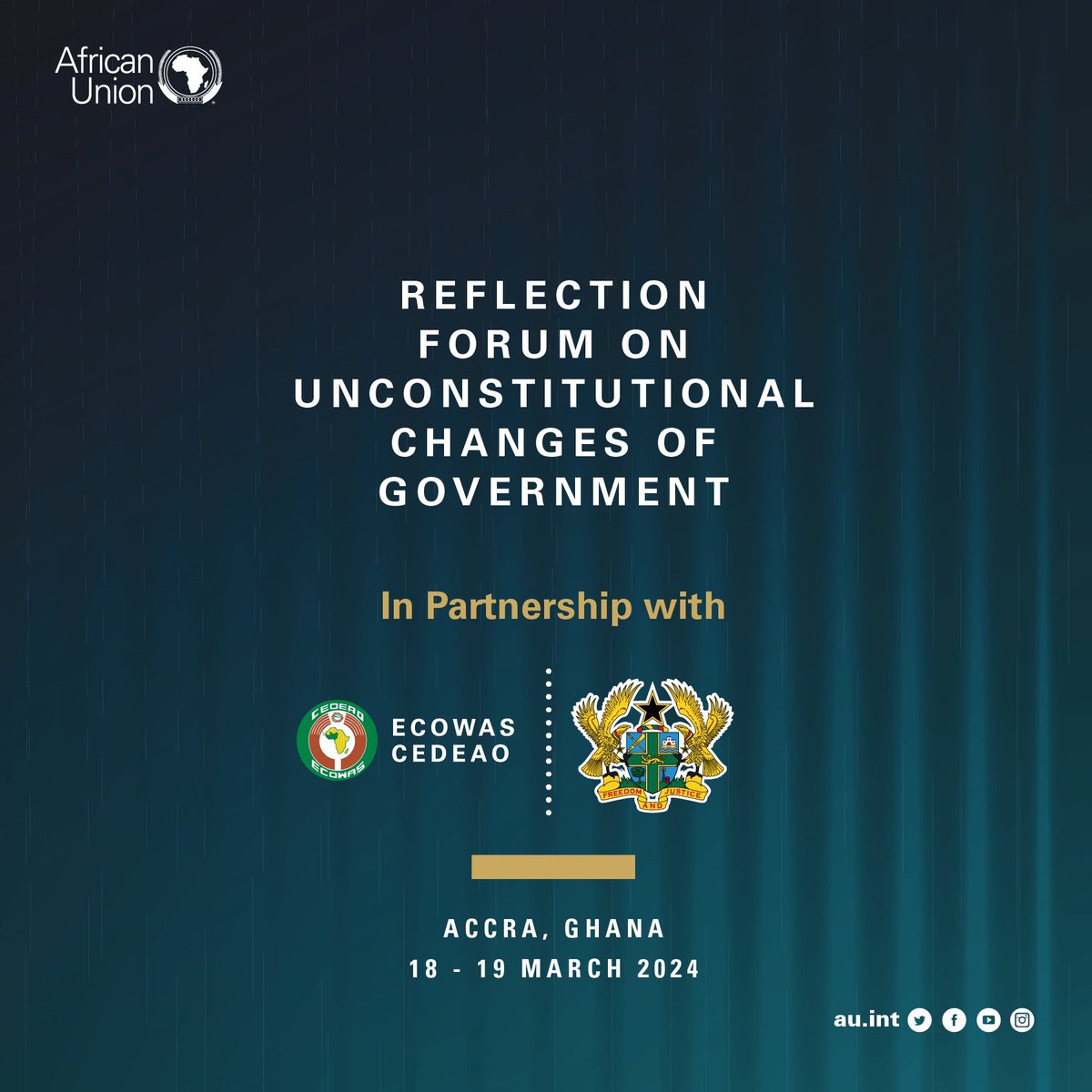 obaldanzy's tweet photo. In the presence of Ghananian President H.E @NAkufoAddo ,I had the distinct honor of addressing the ACCRA Reflection Forum on Unconstitutional Changes of Government in Africa  expunging on the structural drivers &amp; root causes with specific digestion of the question of YOUTHS… 1/6 https://t.co/7YnXSAf8MH