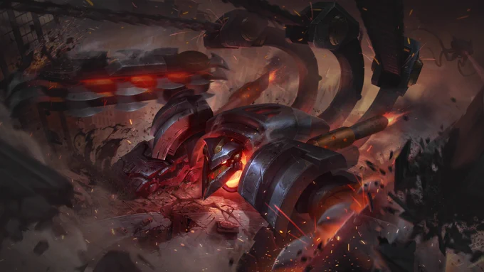 Battlecast Alpha Skarner VGU Splash Art 