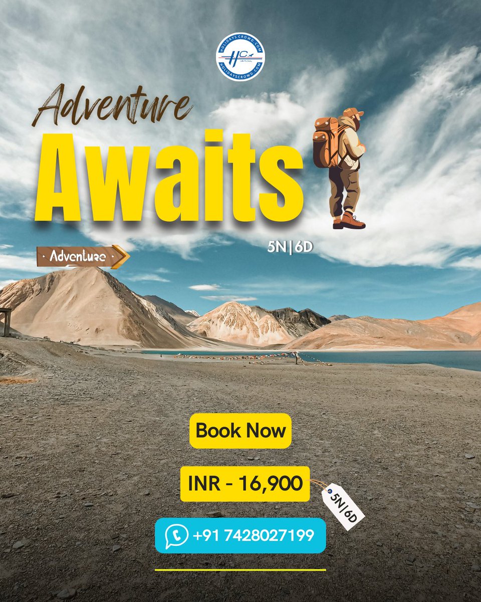 holidayscrowd's tweet photo. Embark on a journey of breathtaking landscapes and thrilling adventures! 🏞️✨

📞+91 7428027199
📧 E-mail : care@holidayscrowd.com
Follow For More @holidayscrowd
.
.
#travelvlog #meghalayatourism #travelphotography #budgettravel #northeastindia #springsummer #budgetfriendly https://t.co/fnsIeWj5bF