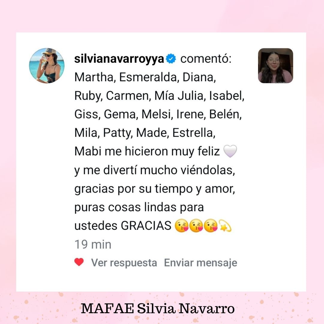 Mafae_SNavarro's tweet photo. Si te animas para la segunda parte esperamos tus videos hasta el domingo 24 de marzo y comparte #Trend SOY FAN DE #SilviaNavarro 😀🥰💫 https://t.co/iaNgAhJCnY