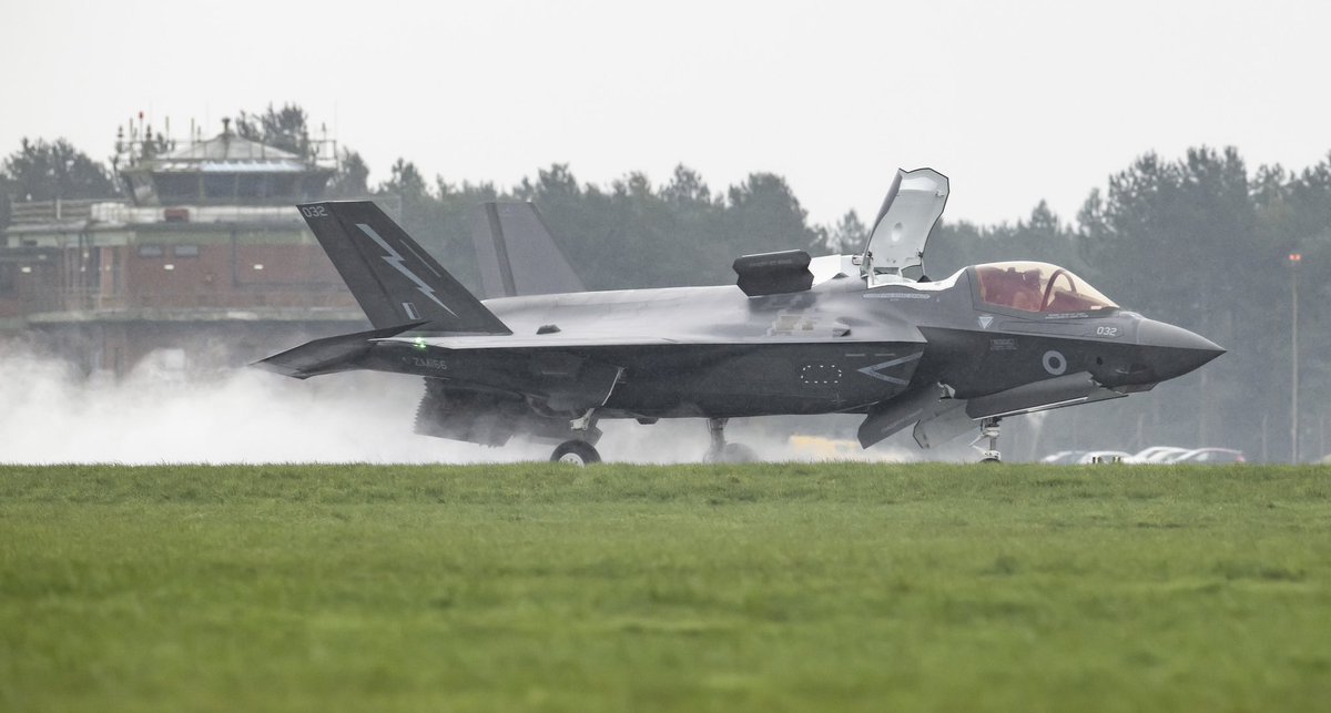 A fast &furious return for @OC617Sqn F-35B jets. Completing phase 1 of Ex STEADFAST DEFENDER as part of UK's NATO contribution the Dambusters jets disembarked @HMSPWLS returning to @RAF_Marham with remaining personnel due to return home shortly. #Nato75 #Strongertogether #STDE24