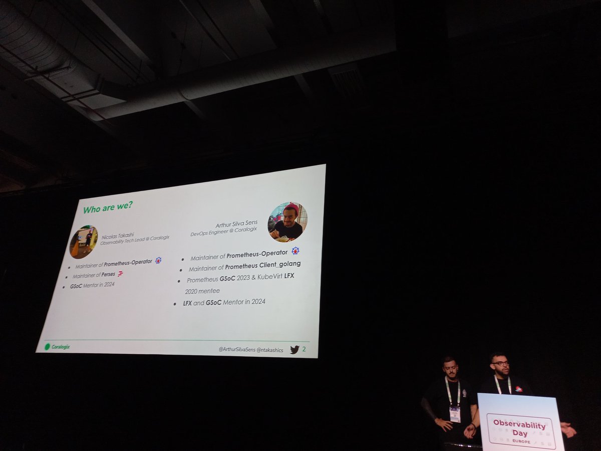 Simon P 🌻 (@simonhiker) on Twitter photo At ObservabilityDay <a href="/ArthurSilvaSens/">Arthur Silva Sens</a> and <a href="/ntakashics/">Nicolas Takashi</a> explained the different ways to shard <a href="/PrometheusIO/">PrometheusMonitoring</a> with <a href="/PromOperator/">Prometheus Operator</a> At ObservabilityDay <a href="/ArthurSilvaSens/">Arthur Silva Sens</a> and <a href="/ntakashics/">Nicolas Takashi</a> explained the different ways to shard <a href="/PrometheusIO/">PrometheusMonitoring</a> with <a href="/PromOperator/">Prometheus Operator</a>
