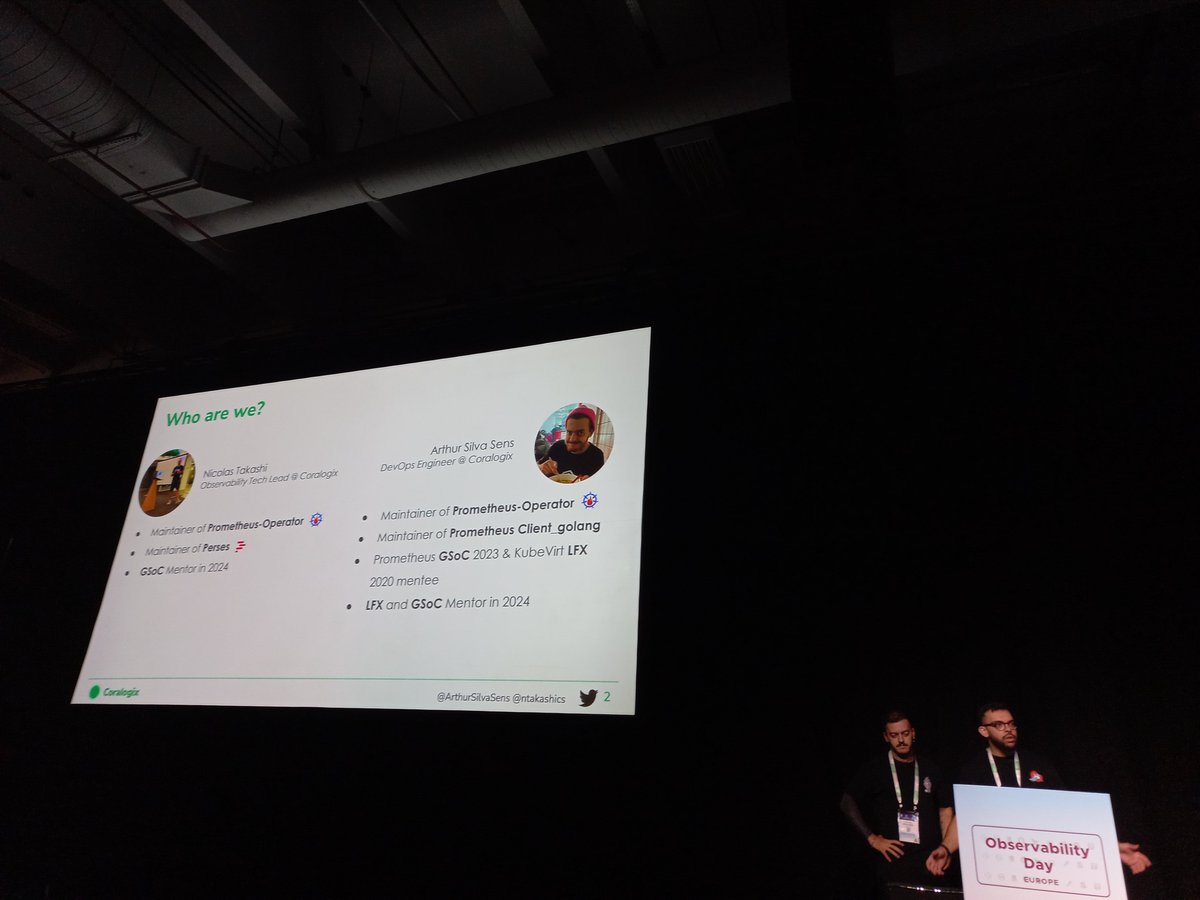 At ObservabilityDay @ArthurSilvaSens and @ntakashics explained the different ways to shard @PrometheusIO with @PromOperator