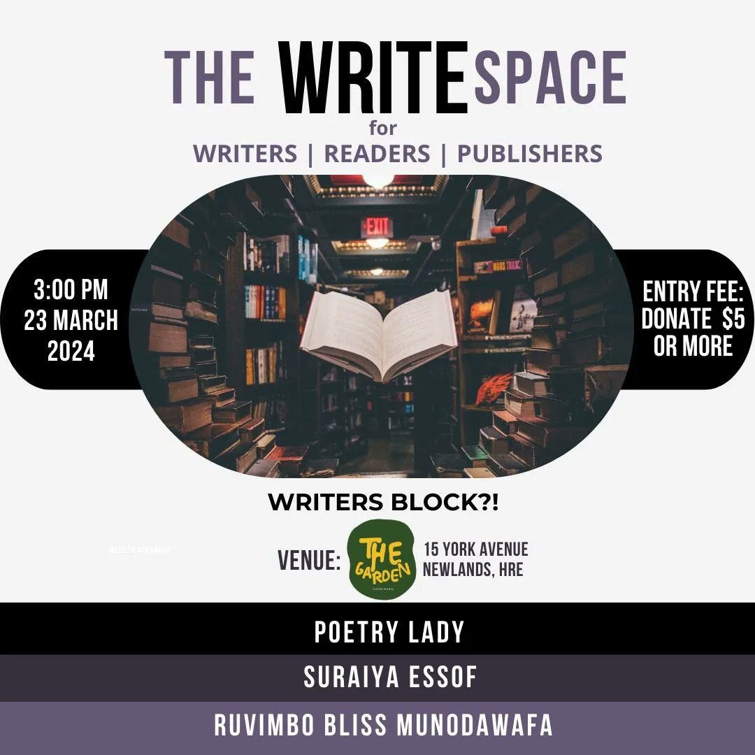 Katikitikispace's tweet image. And ofcourse The Write Space, had no choice, but to put these 3 amazing women, on a panel and discuss everything literature 🇿🇼