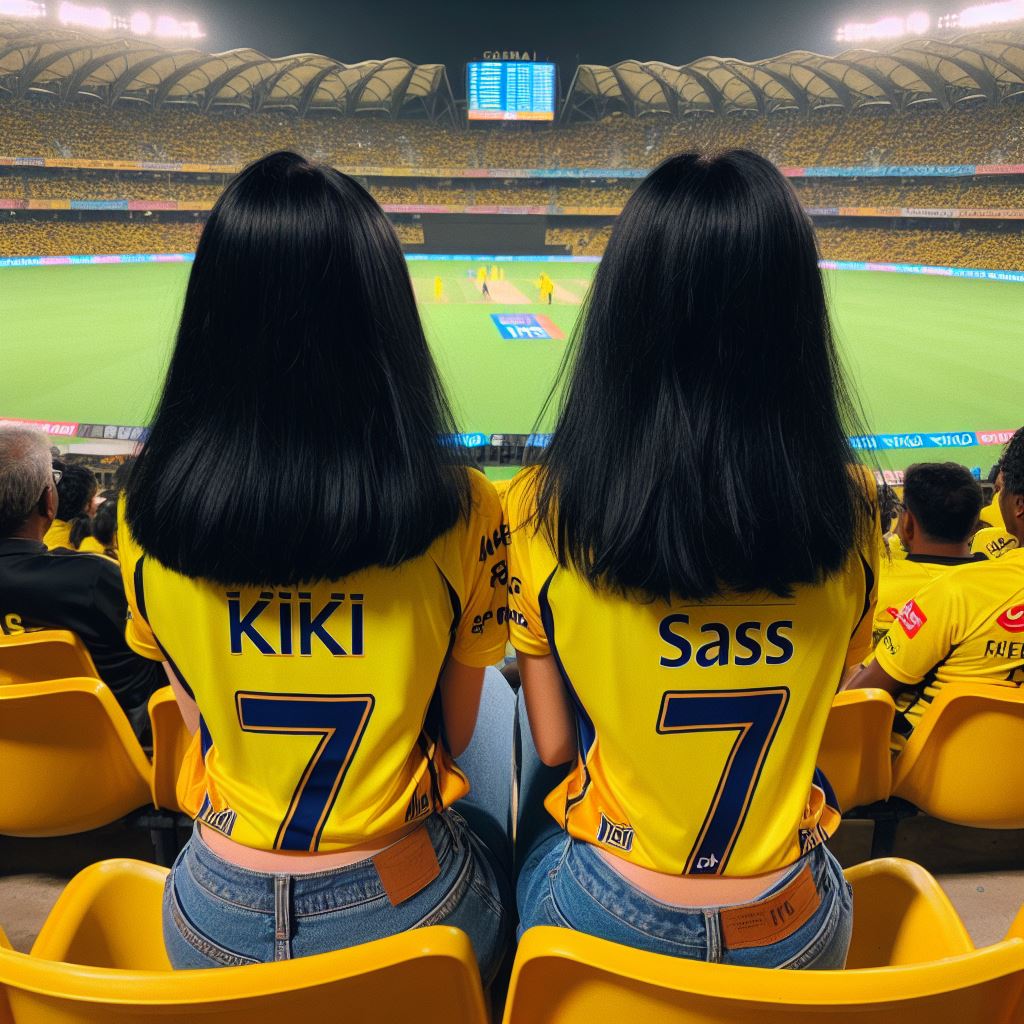 yesitsme_kiki's tweet photo. Here my Version with my sister.
Forever with CSK 💛
#AllThingsYellow #YellowArmy #ChennaiSuperKings #CSK #Yellove https://t.co/1IijJld53j