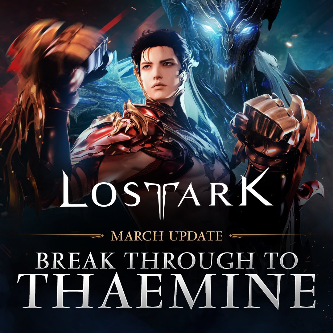 The March “Break Through to Thaemine” Update arrives in Arkesia tomorrow. 🥊 Breaker Class 💪 Progression Events 🔨 QOL Updates ...and much more! Check out the Patch Notes! 📝 bit.ly/3x48G1B